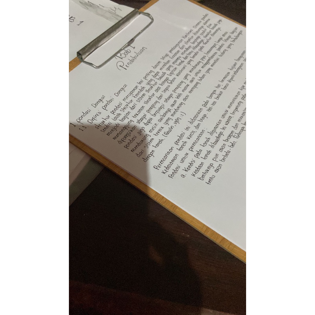 

Jasa Tulis Tangan Tugas