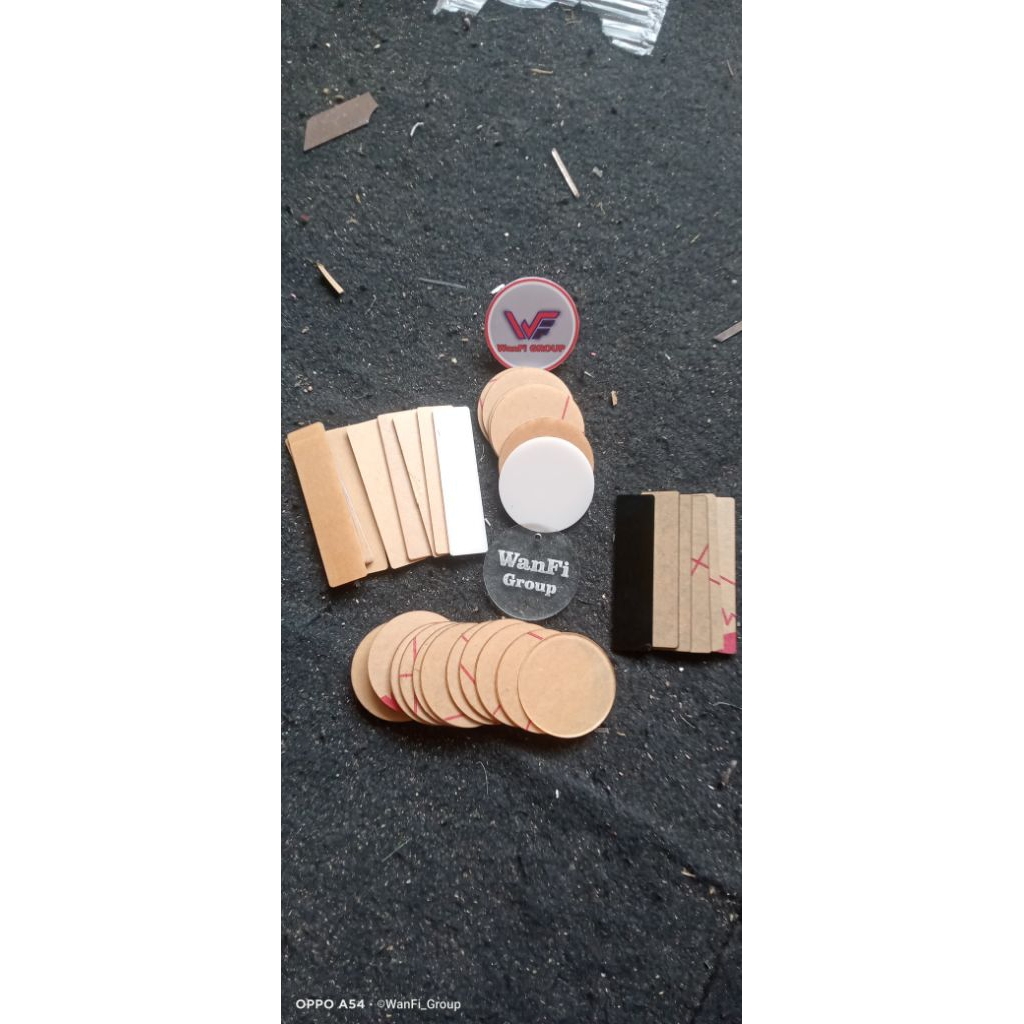 

Akrilik custom kotak nametag name tag 2x8 cm