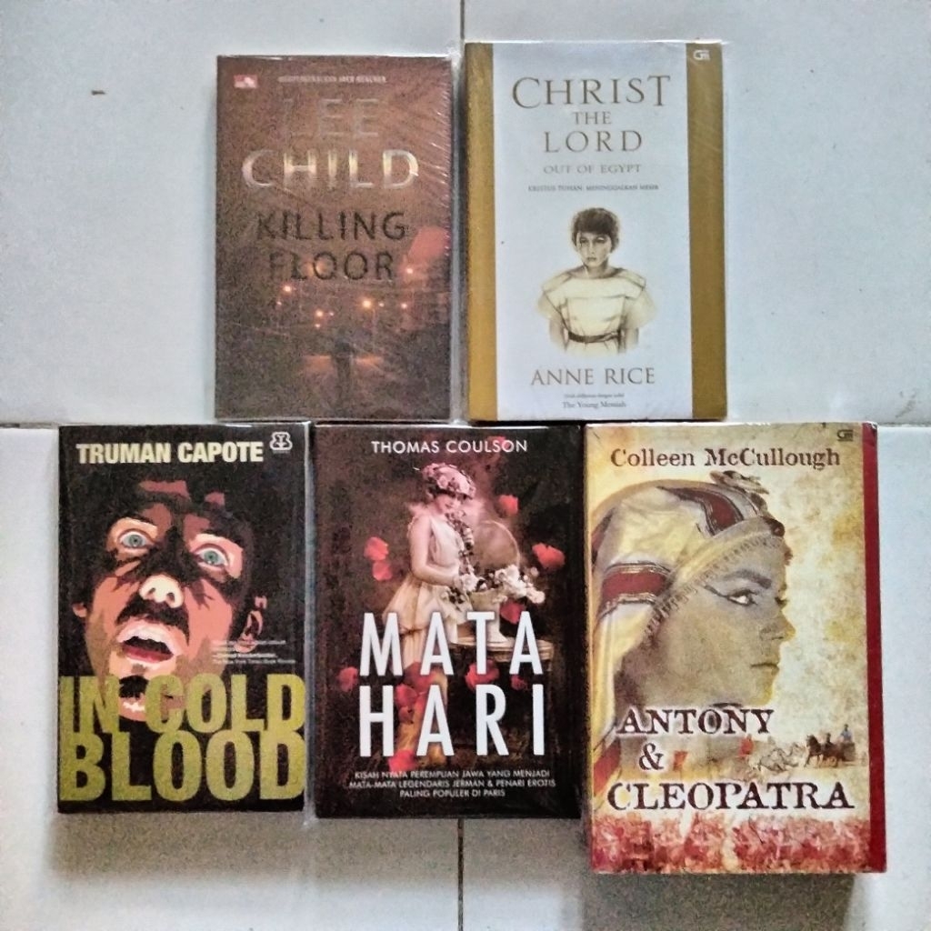 Novel Terjemahan - Lee Child - Christ the Lord ,- In Cold Blood -  Mata Hari - Cleopatra