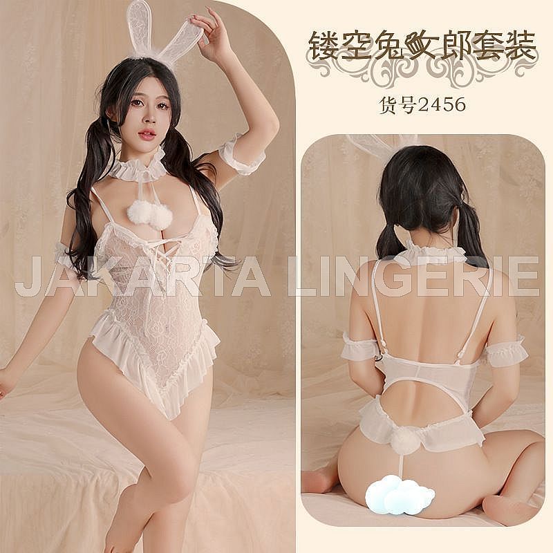 Jakarta Lingerie Cosplay Sexy Bunny JLK820B Snow White Girl Baju Tidur Wanita Dewasa Transparan
