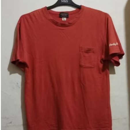 Kaos tee pocket shirt pria vintage thripting  brand  Harley Davidson