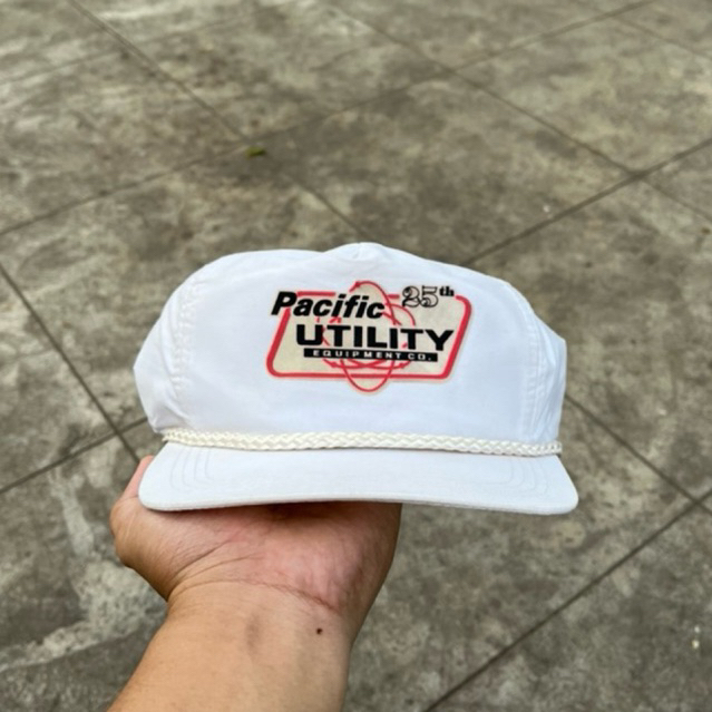 Vintage Rope Hat Pacific Utility Equipment Co. SnapBack Adjustable