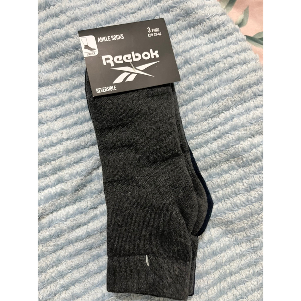kaos kaki Reebok Original, ankle socks 3 pasang