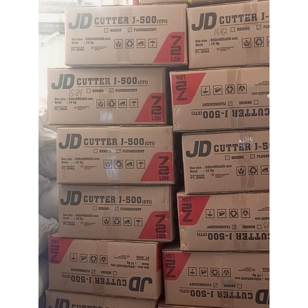 

1 dus isi 72 lusin cutter bening warna cerah harga grosir murah meriah cocok untuk pedagang