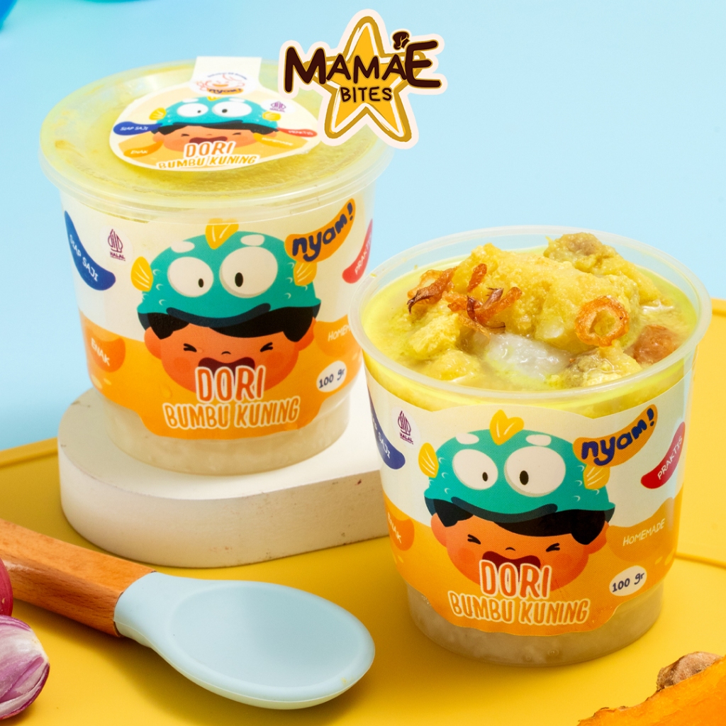 

NYAM Baby Food - Dori Bumbu Kuning | MPASI Anak Bayi Full Meal NYAM BB Booster (Tanpa MSG Pengawet)