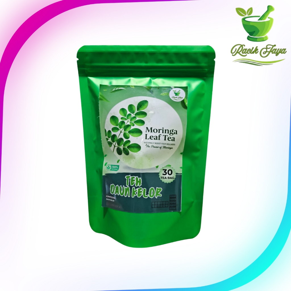 

Minuman Herbal Teh Daun Kelor Asli Kemasan Teabag isi 30pcs
