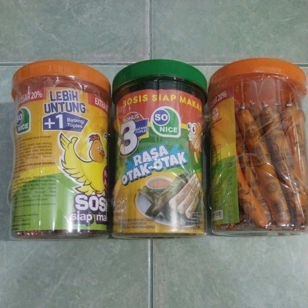 

promo sosis ayam siap makan so nice otak otak 500-567g