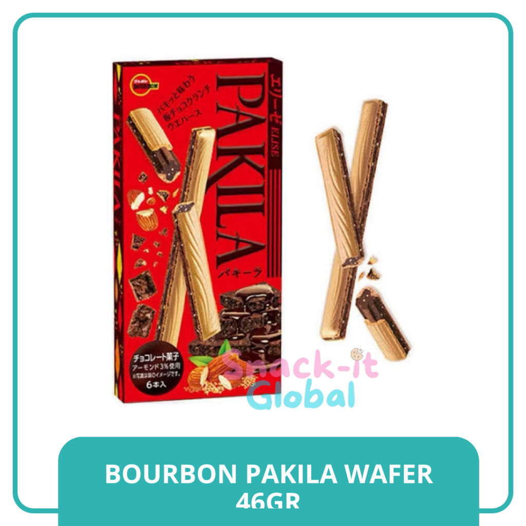 

BOURBON Pakila Wafer Coklat Jepang 46GR