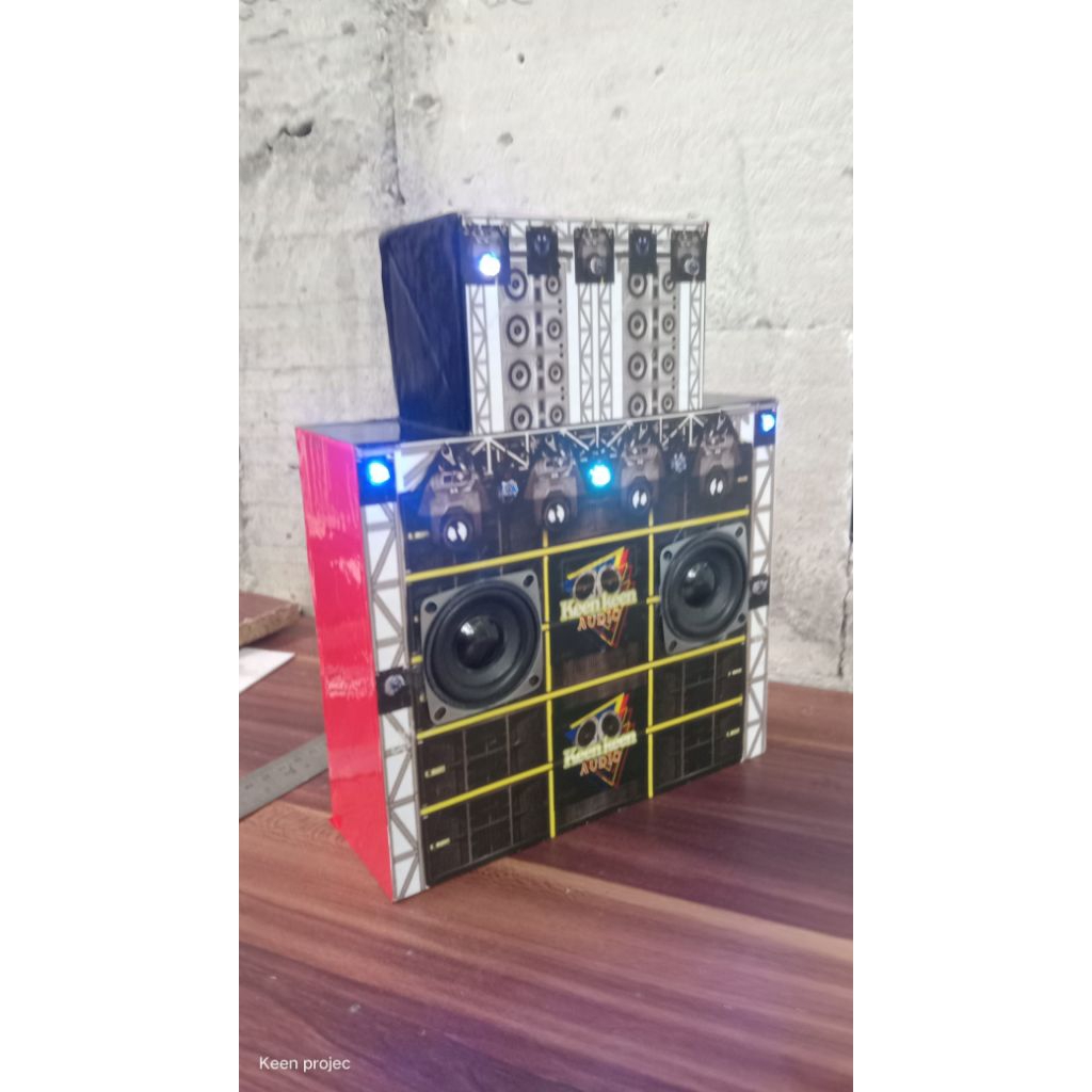 sound horeg besar 20cm PNP L300 truk miniatur