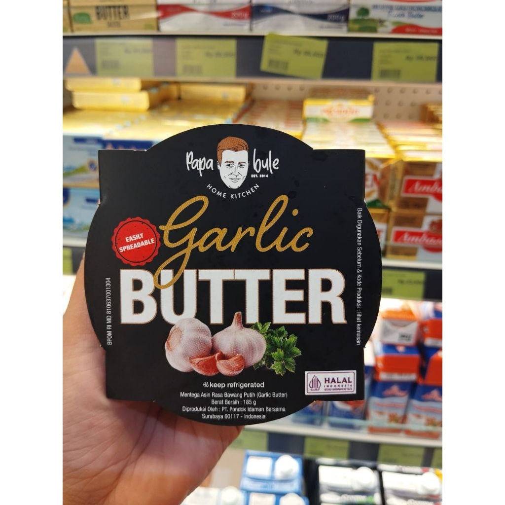 

papa bule garlic butter 185gr
