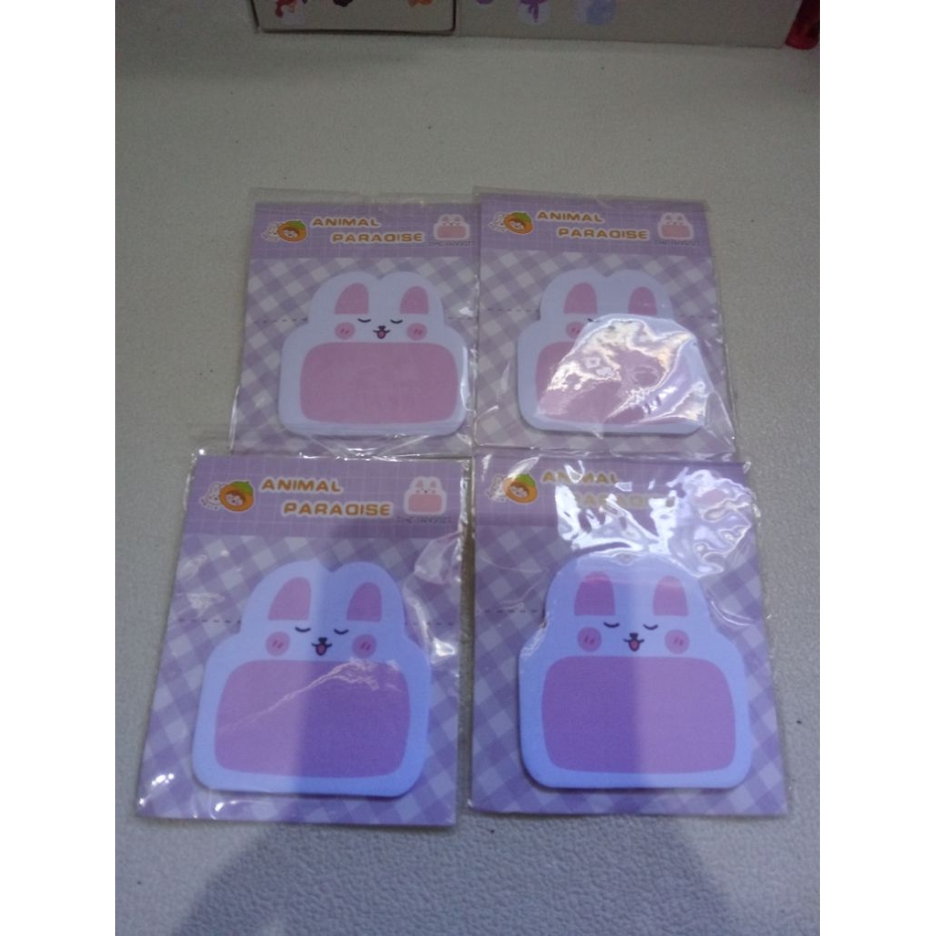 

sticky notes animal lucu memo tempel