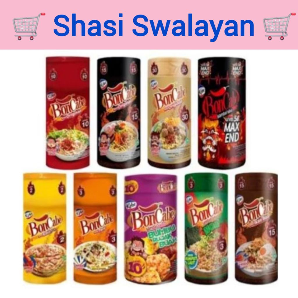 

Boncabe Bon Cabe Tabur Botol Lvl 2/ 3/ 5/ 10/ 15/ 30/ 50/ All Varian