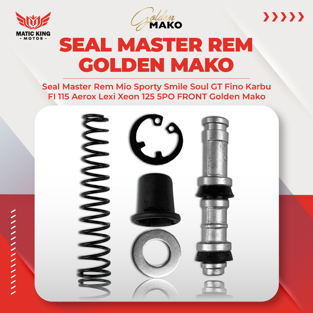 Sil Seal Master Rem Kit Depan Mio Smile Sporty J M3 Soul GT S Z Fino FreeGo Xride Fazzio Filano Xeon