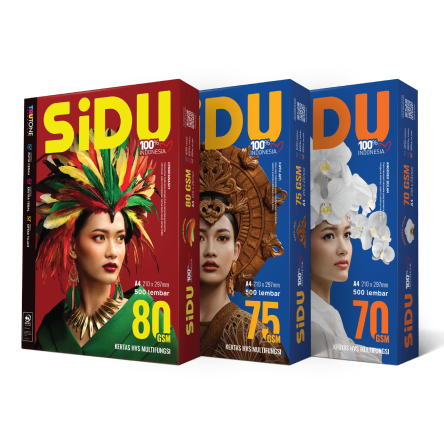 

Kertas SIDU A4 / F4 70 Gsm - 80 Gsm | Kertas Fotocopy / Print Tulis