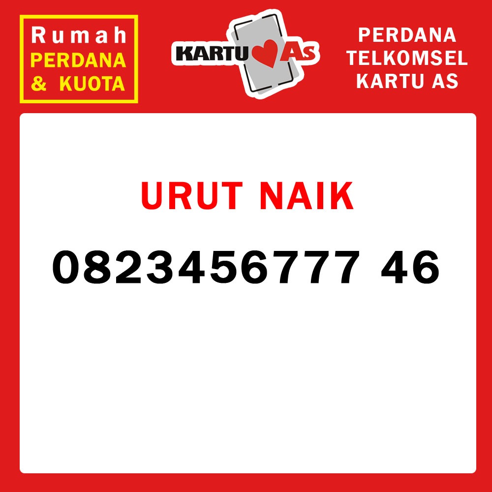 Perdana nomor cantik Telkomsel Kartu As urut naik triple 777