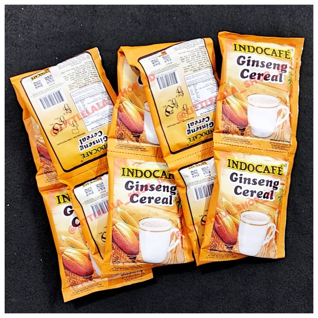 

Indocafé Ginseng Cereal Kemasan sachet satuan/minuman sereal sarapan