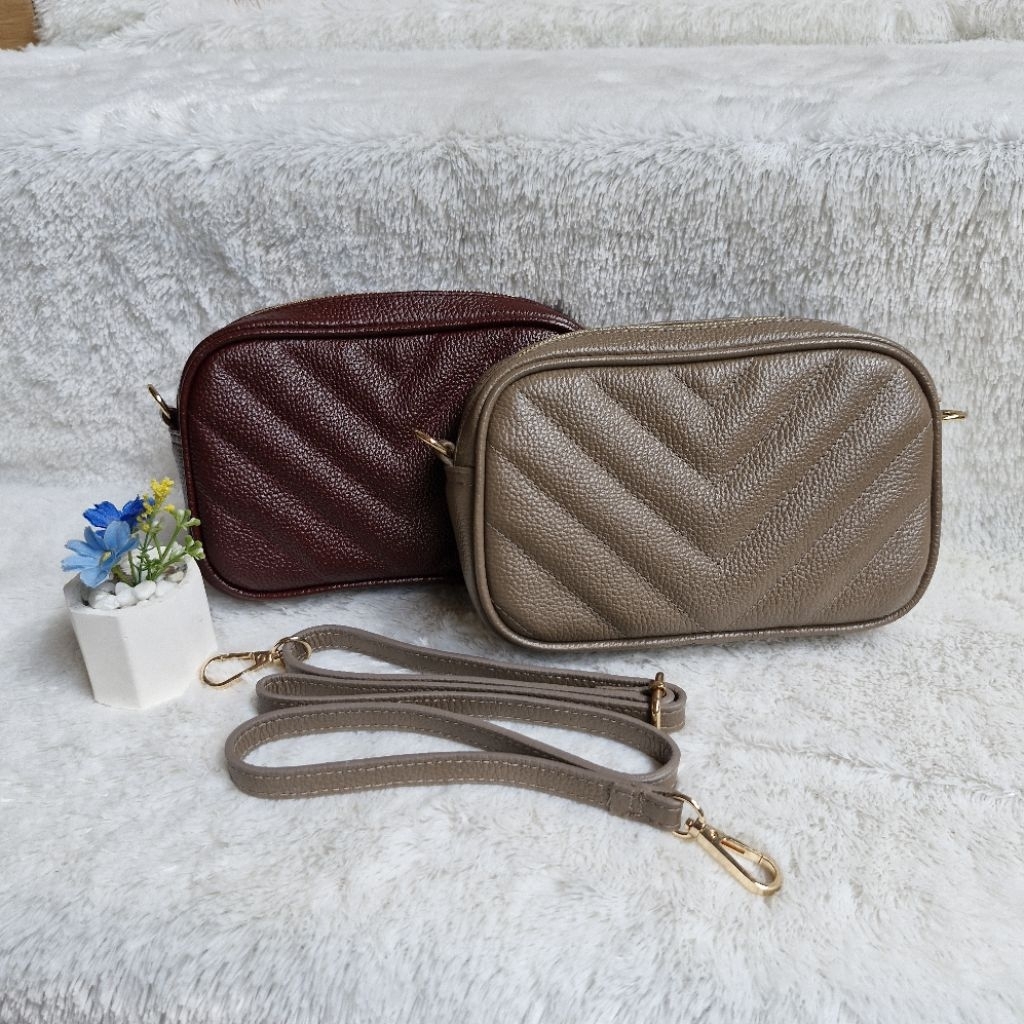Cambag mini size - Tas Selempang Wanita - Kulit Asli