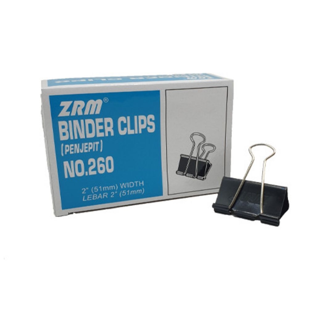 

binder clips/zrm 260/penjepit kertas/1box12pcs