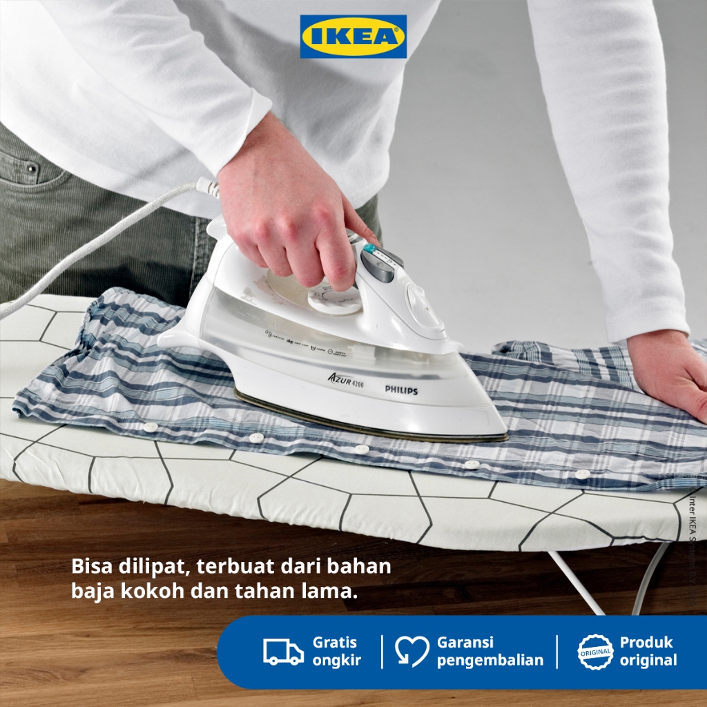 IKEA JALL Meja Setrika Lipat Duduk 73x32 cm