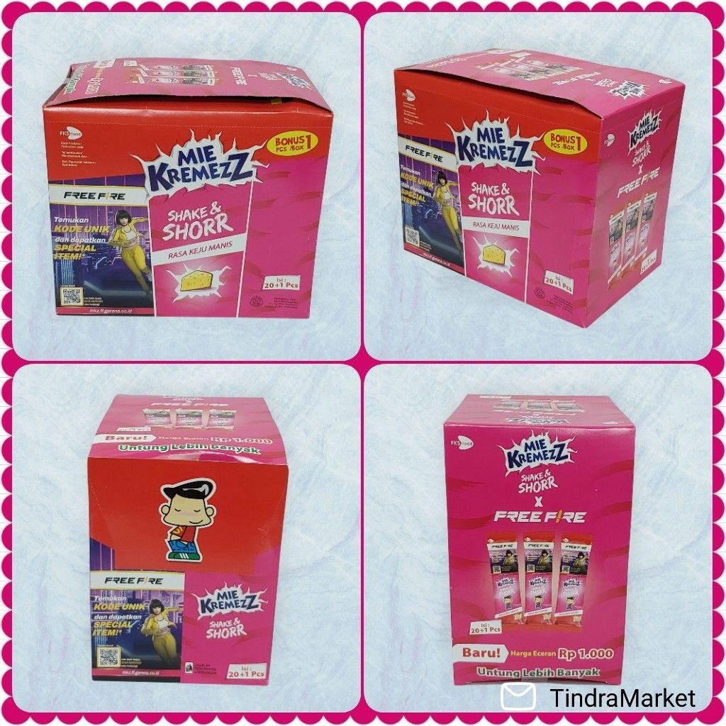 

Mie Kremezz Shake & Shorr rasa Keju - 1 Pak