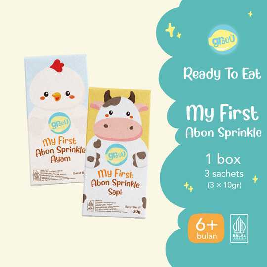 

Grouu - Abon Mpasi & Anak (Abon Ayam, Abon Sapi) - BB Booster - NO MSG