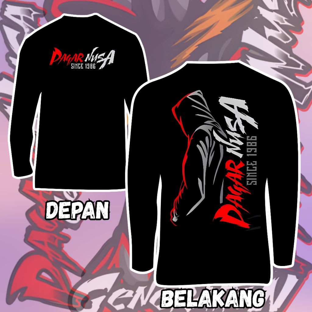 promo.. kaos pagar nusa lengan panjang kaos pagar nusa desain terbari kaos pagar nusa desain simpel