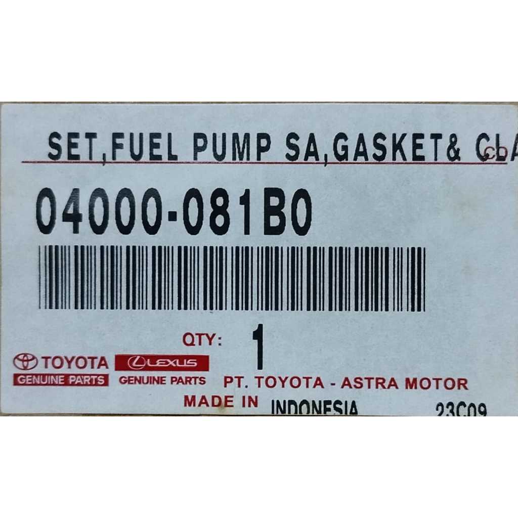 Fuel Pump Rotax TOYOTA Avanza Xenia Rush Terios  tahun 2018 ke atas. / 04000-081B0