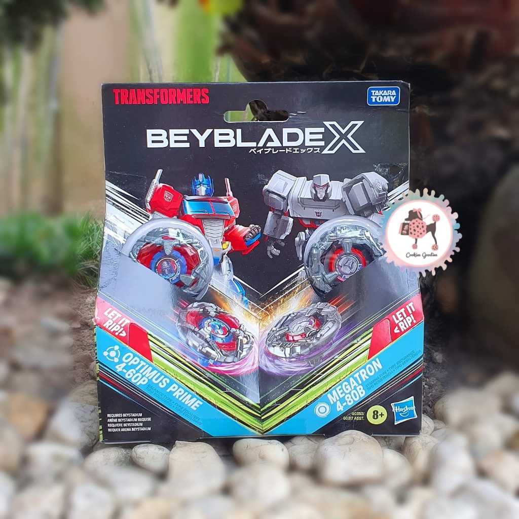 Beyblade X Transformers Optimus Prime 4-60P Vs Megatron 4-80B Multipack Set