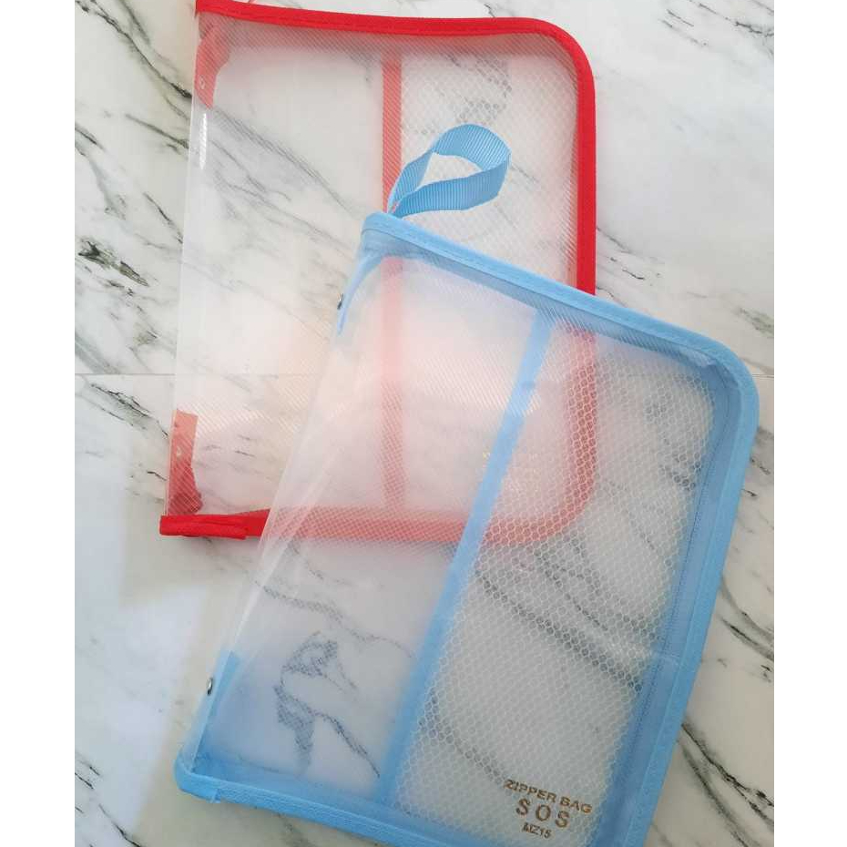 

Map Zipper Plastik File Folder