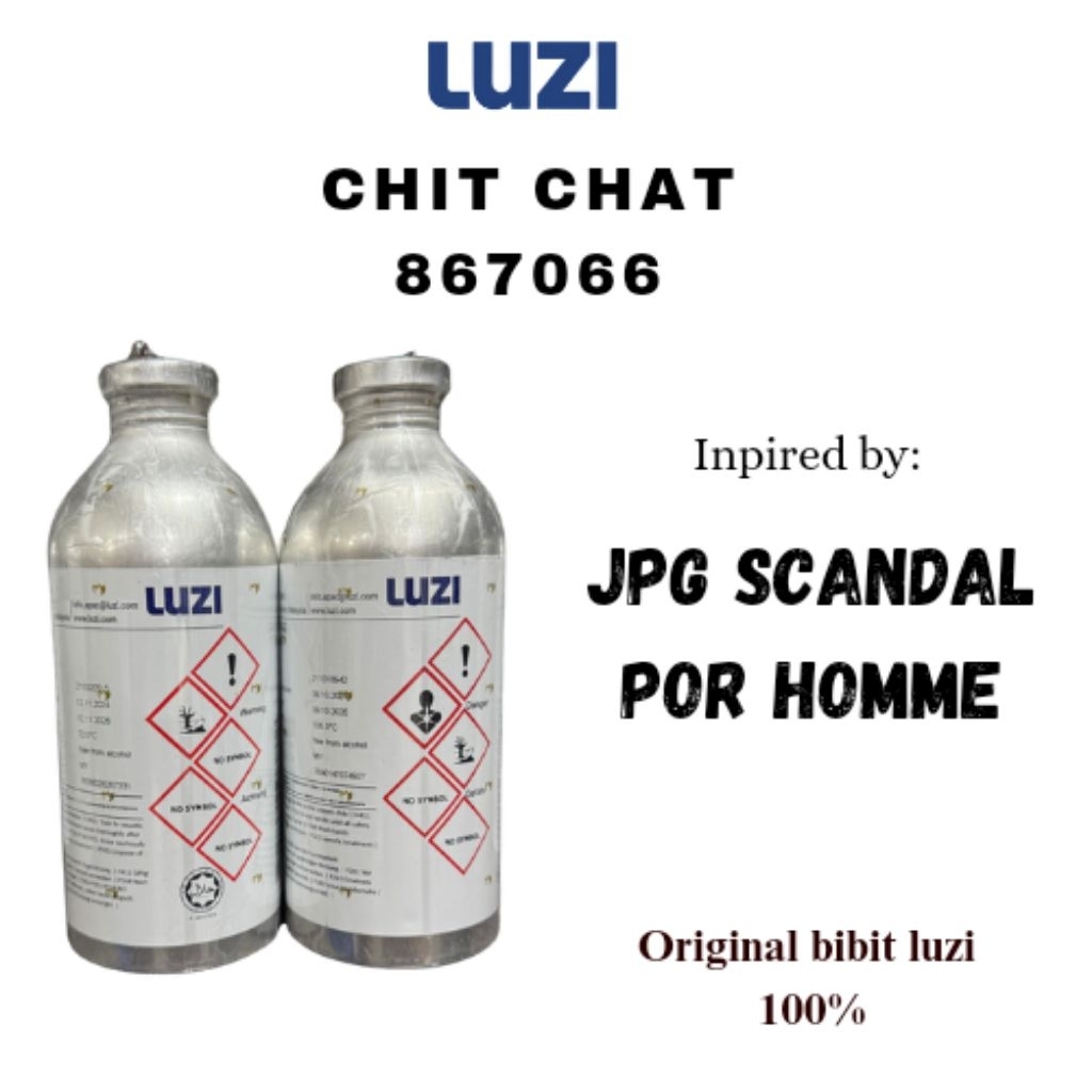 BIBIT CHIT CHAT 867066 LUZI | INSPIRED BY JPG SCANDAL POUR HOMME | BIBIT LUZI 100ML REPACK