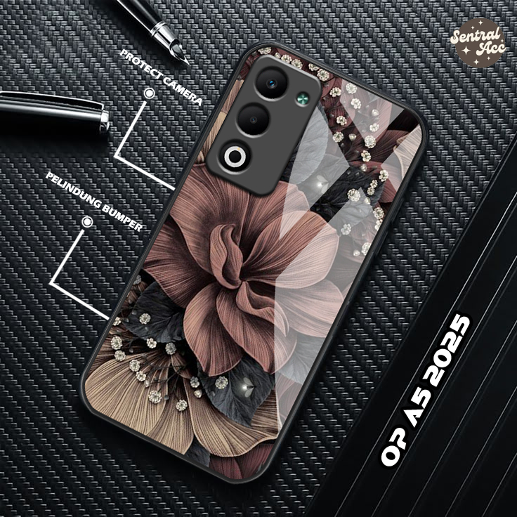 Case Kaca Oppo A5 2025 Case hp Oppo A5 2025 Casing Hp For Oppo A5 2025 Softcase Hp Untuk Oppo A5 202