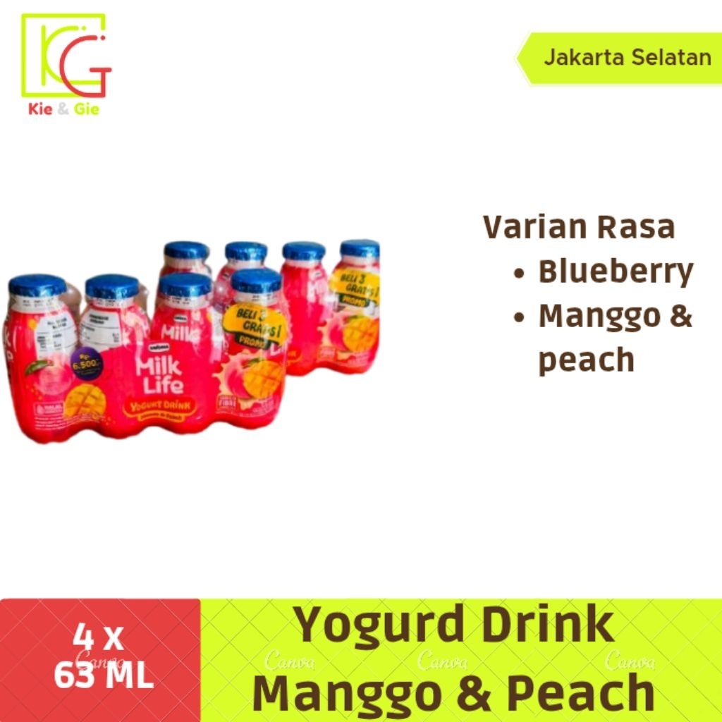 

Milk Life Yogurt Drink 63ml 1 pack 4 pcs (pack)
