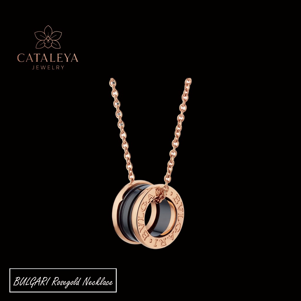 [100% Original]CATALEYA/NECKLACE/ B.ZERO1 /  Box & Sertifikat / Kalung Emas