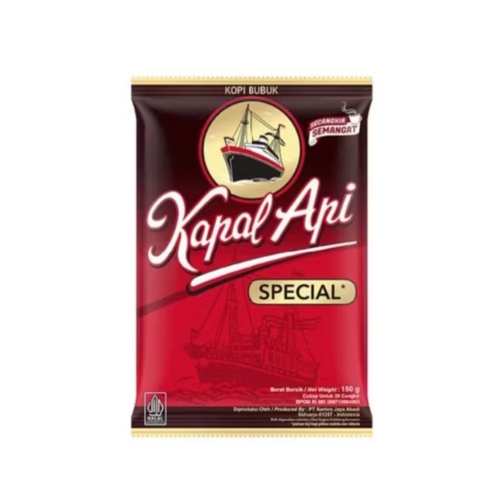 

Kopi Kapal Api Bubuk 150g 1pcs