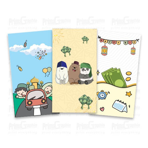 

Angpao Lebaran (Per 10 Pcs) | Angpao Custom | Ukuran 17x9cm