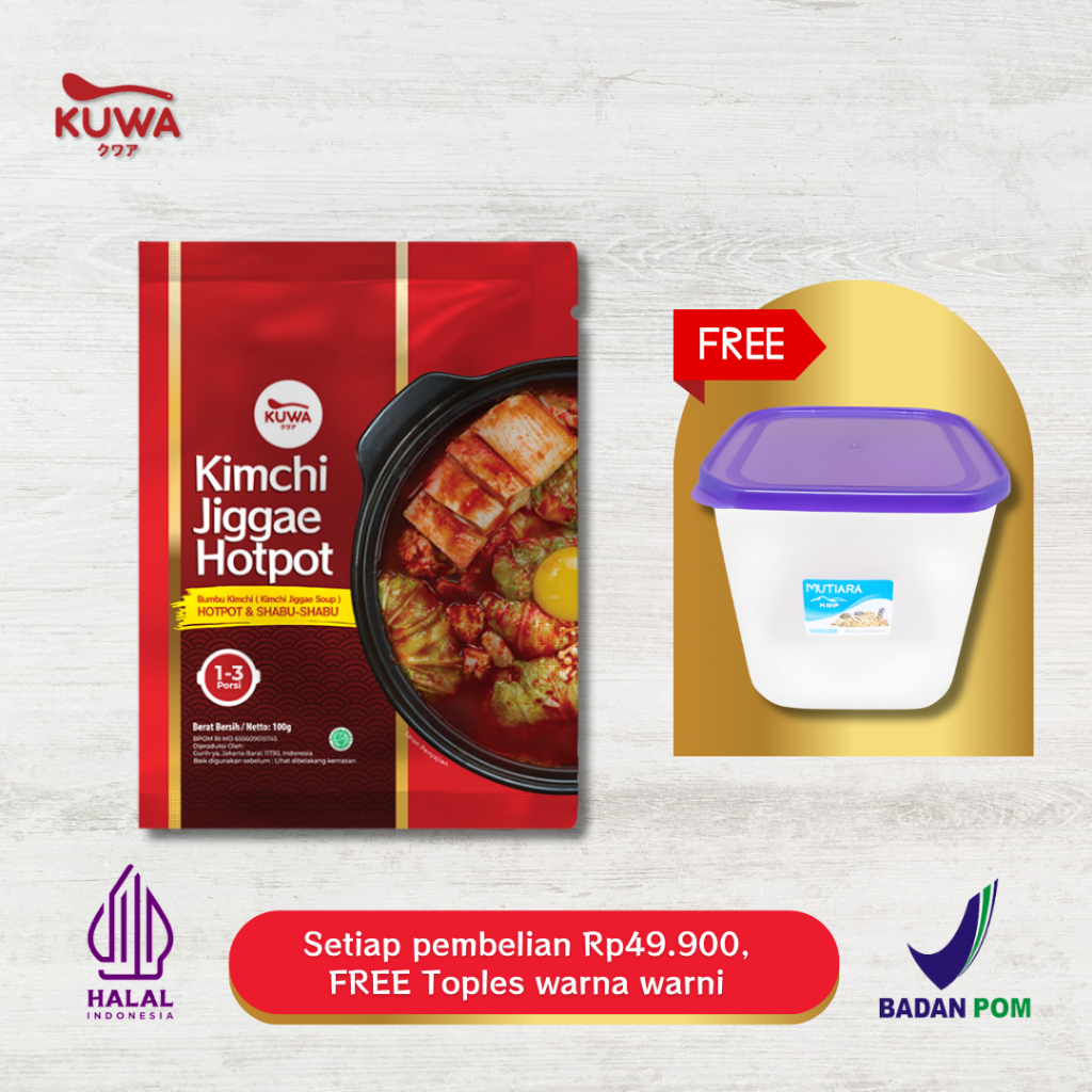 

KUWA Kimchi Jiggae Hotpot - Kaldu Sup Kimchi Korea - 100g