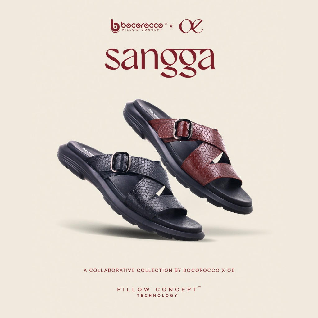 Bocorocco X Oemah Etnik Ux. Marco 51 - Sandal Unisex Pria Wanita Daily Casual - Sandal Haji Umrah