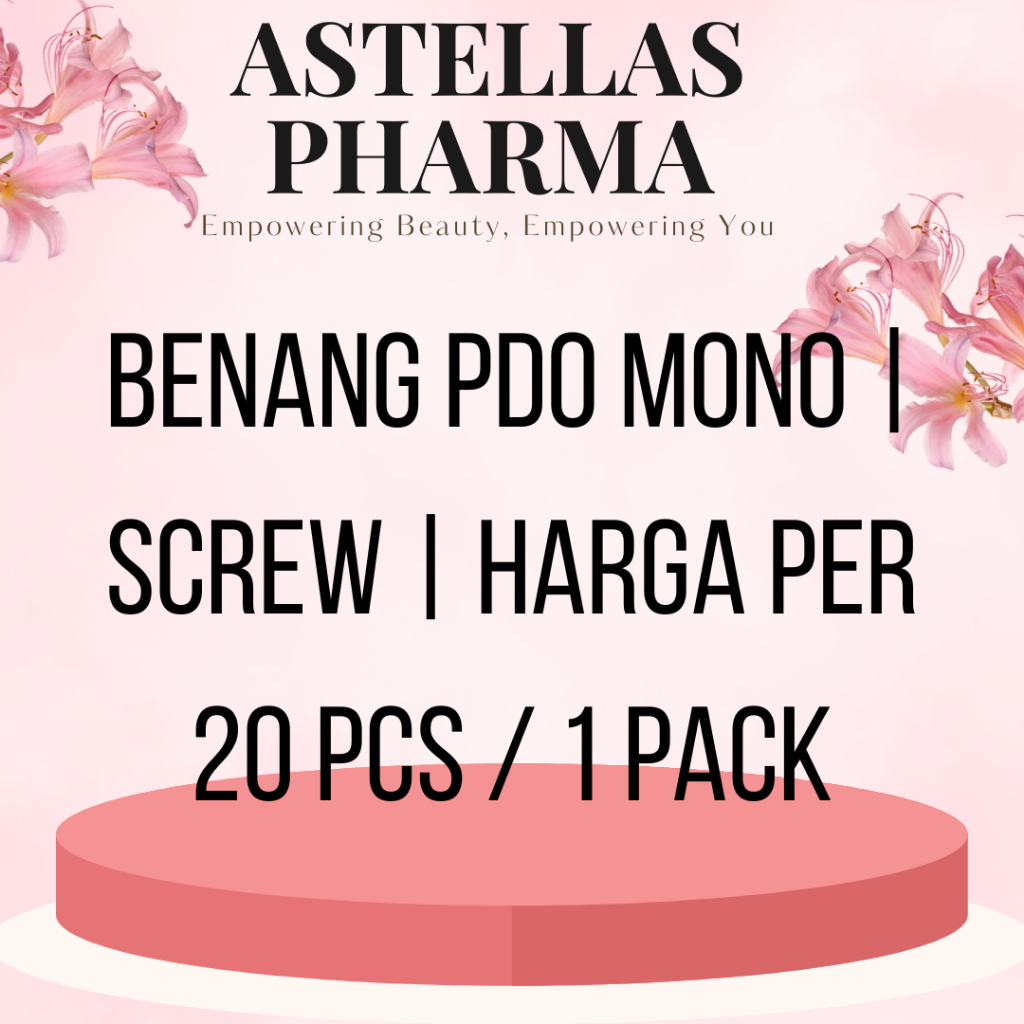 Benang PDO Mono | Screw Harga Per 20 PCS/1 Pack