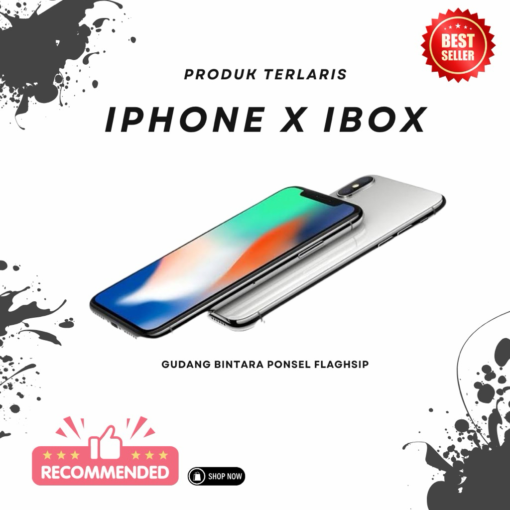 Iphone X 256GB SECOND RESMI Ibox Original