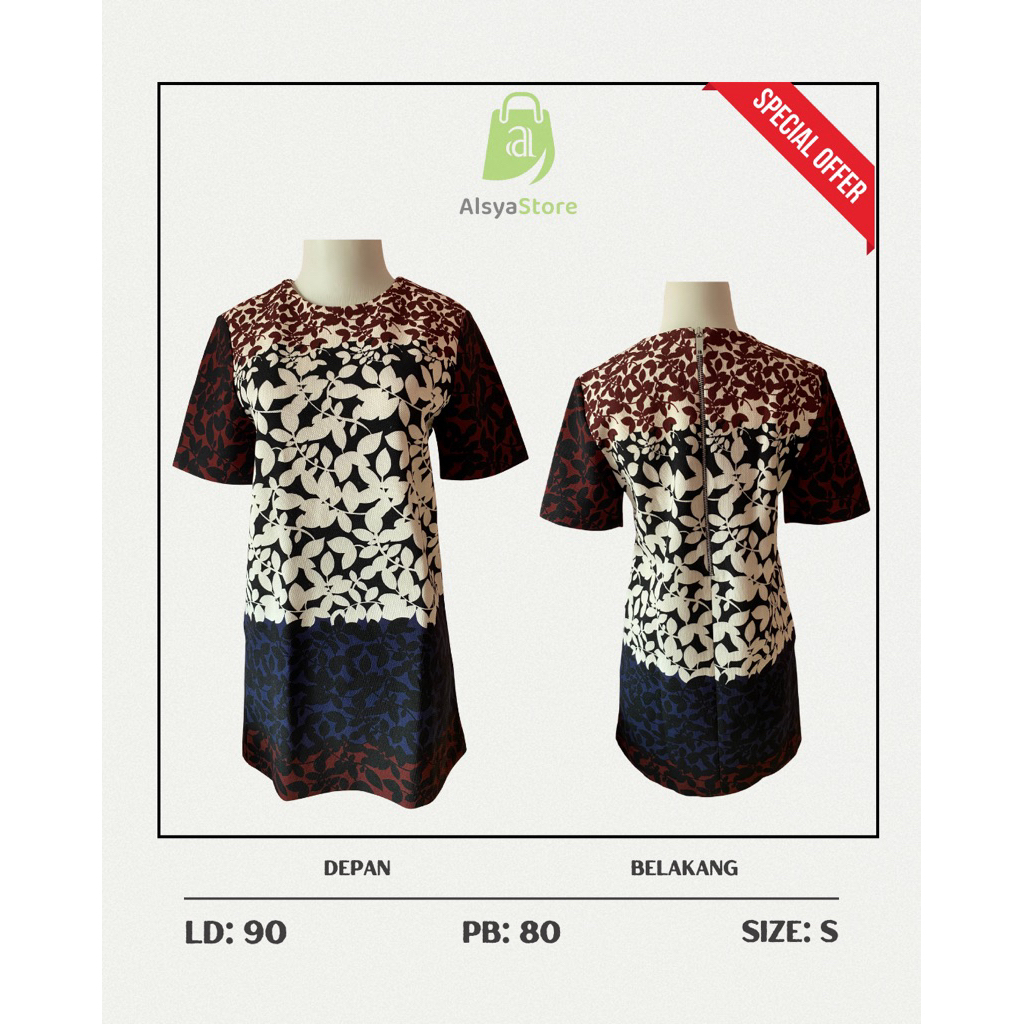 Midi Dress / Atasan Zara Woman