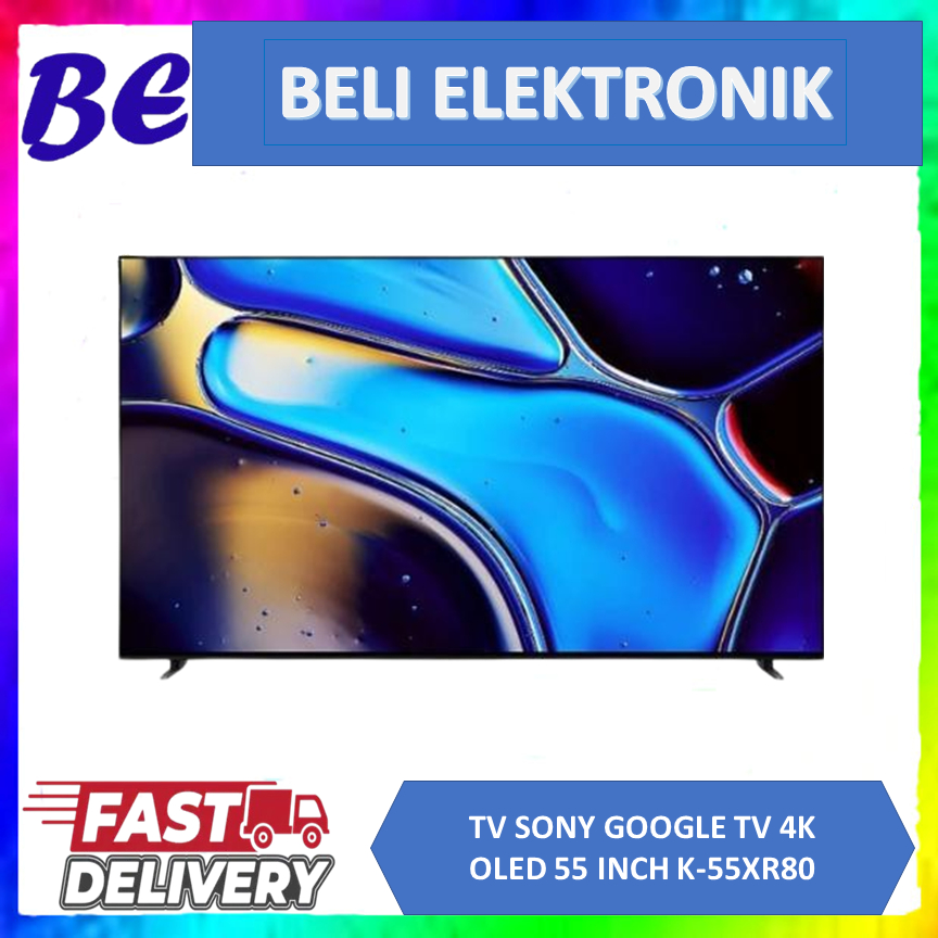 TV SONY K-55XR80 BRAVIA 8 OLED 55 INCH 4K HDR GOOGLE TV 2024 // XR-55A80L
