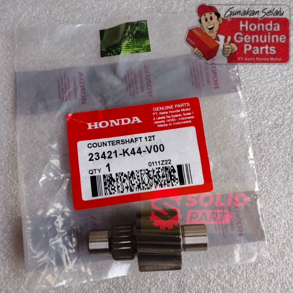 Gigi Rasio Kecil 12T K44 Beat Esp, Scoopy Esp, Vario 110 Esp