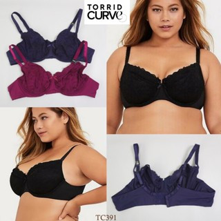 Bra Wanita JUMBO Kawat Tanpa Busa Cup 3/4 TORRID CURVE sz 38B s/d 50DDD Halus Lembut Pakaian Dalam /