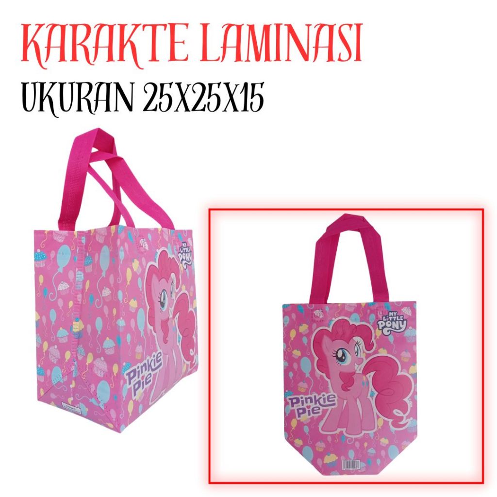 

Tas Goodiebag Ukuran 25x25x15 Isi 12pcs Tas Karakter Ulan Tahun,Tas Kado,Tas Hamoers, Tas Laminasi