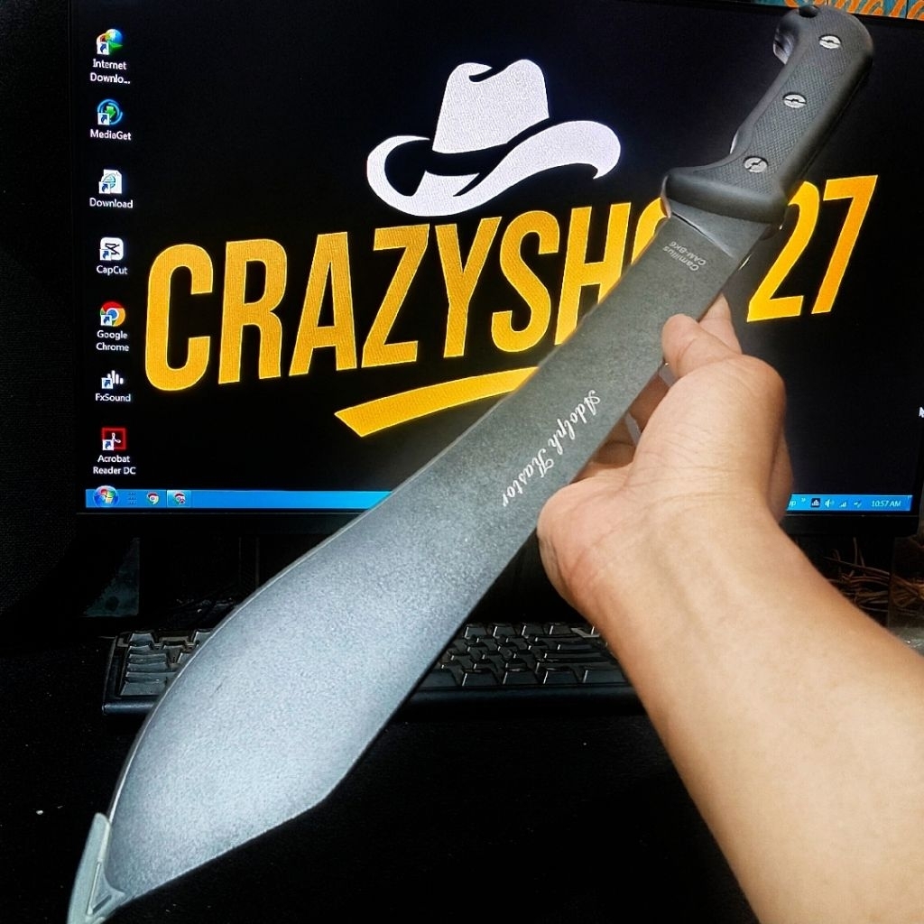 Pisau Survival Multifungsi Camillus Machete Full Tang – Gagang Anti Slip Kuat