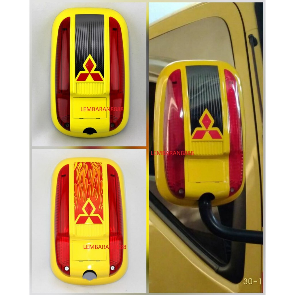 Cover Spion Truk Canter Kuning