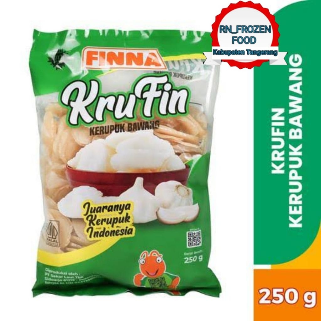 

KRUFIN KERUPUK BAWANG KEMASAN 250 GRAM | 1 Karton isi 20 Pack