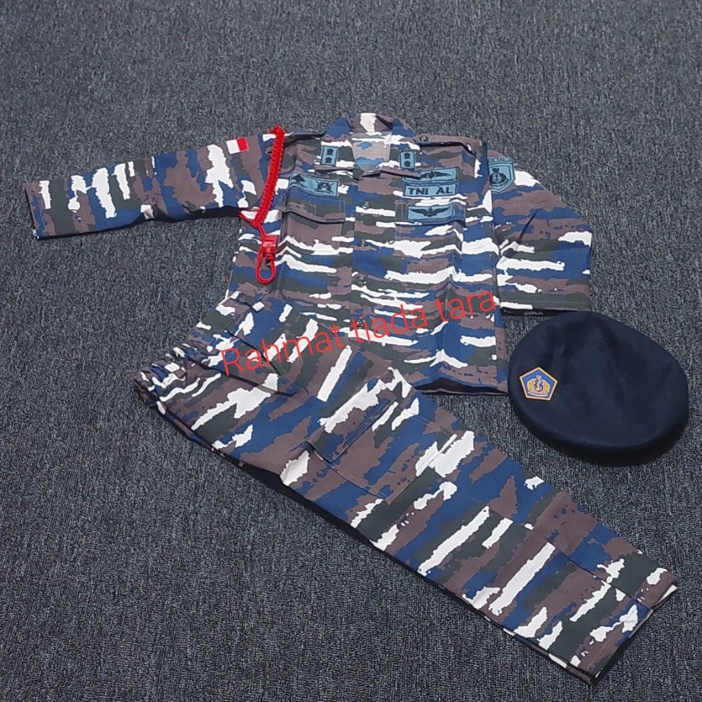 BAJU PROFESI ANAK LORENG TNI AL/BAJU KARNAVAL ANAK LORENG TNI AL/BAJU KOSTUM ANAK LORENG TNI AL