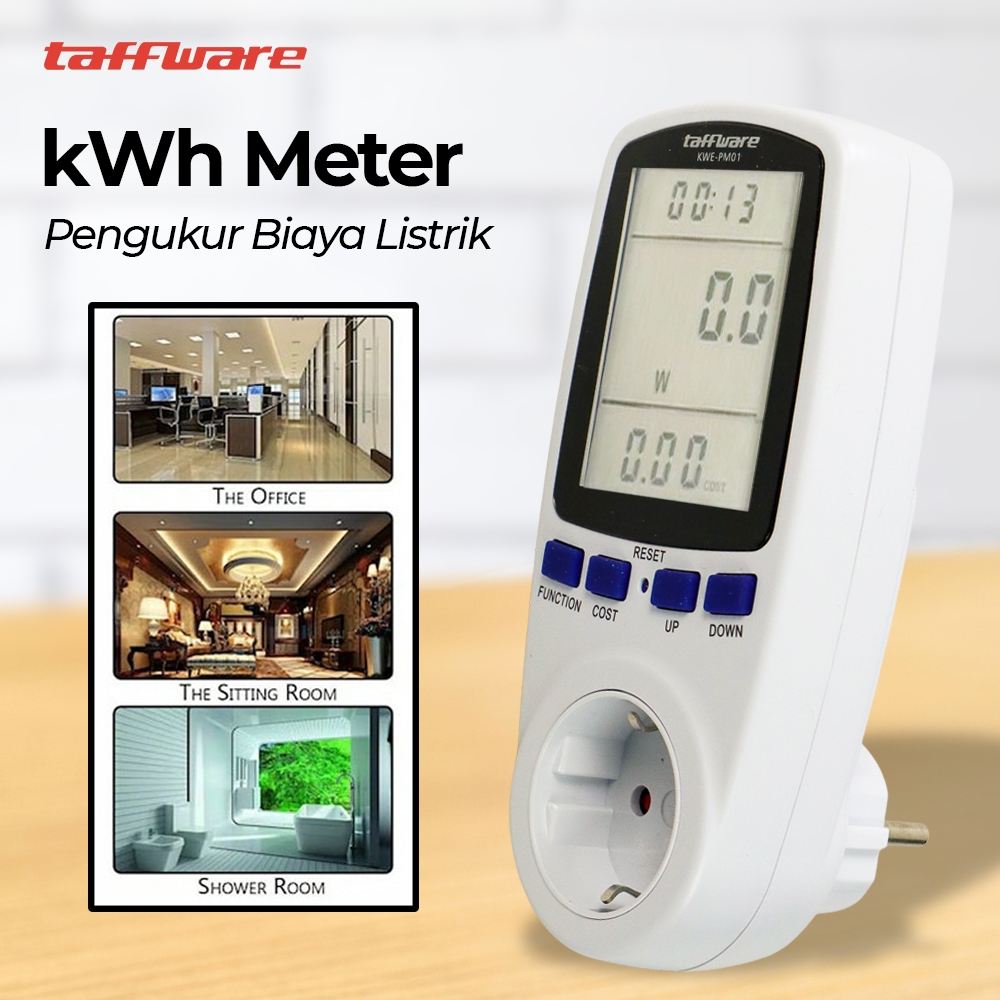 KWH meter listrik digital Stop Kontak Pengukur Biaya Listrik Rumah