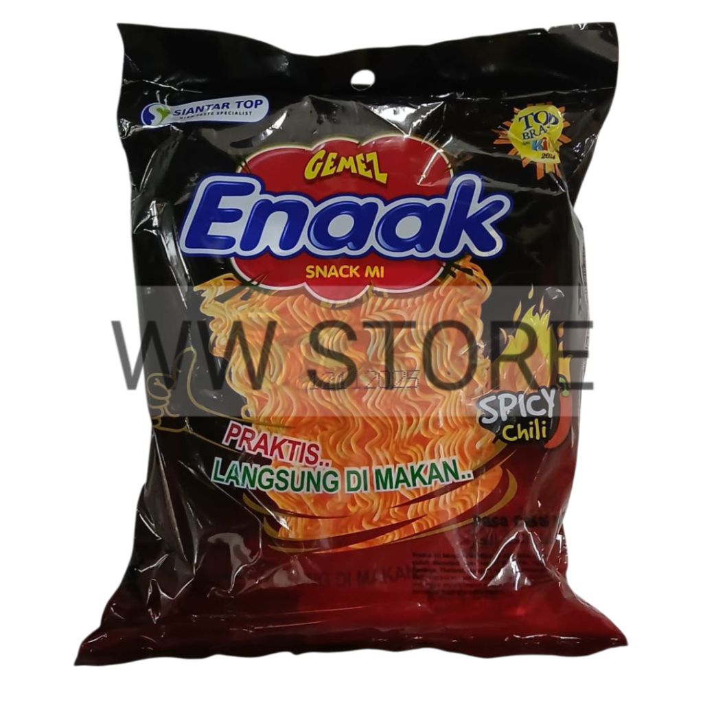 

Cemilan snek makanan ringan rasa cabai cabe pedas SIANTAR TOP GEMEZ Enaak Snack Mi mie kremes enak praktis langsung dimakan SPICY CHILI 3X26g